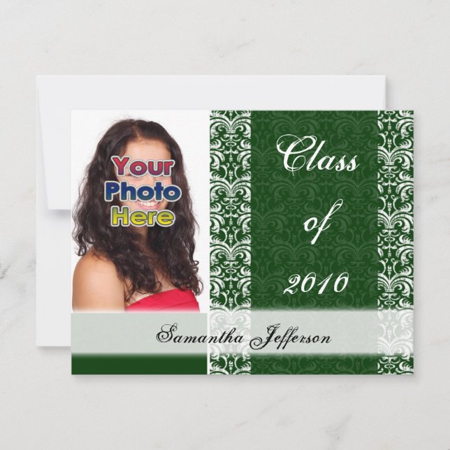 Invitación Cualquier año~ Graduación de Personalizado de foto (Anverso)
