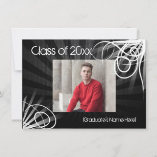 Invitación Cualquier año~Invitación de graduación de fotos de