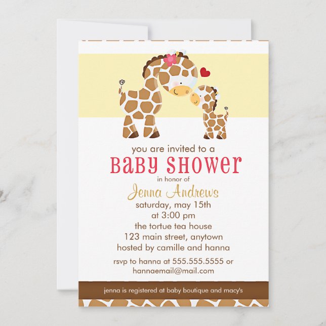 Invitación Cualquier Baby Shower de burla de género (Anverso)