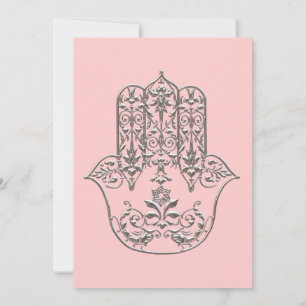 Invitación Cualquier color con Ornate Hamsa