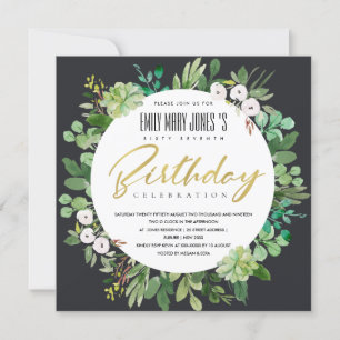 INVITACIÓN CUALQUIER CUMPLEAÑOS DE CUMPLEAÑOS DE EDAD SE CUMP