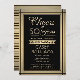 Invitación CUALQUIER cumpleaños saluda la frontera clásica ne