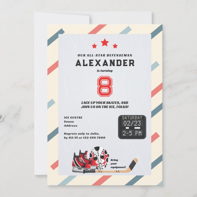 Invitación Cualquier edad, Fiesta de cumpleaños, niños de pat (Anverso)