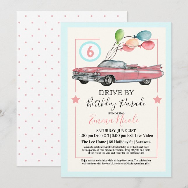 Invitación CUALQUIER EDAD: Impulso Por Parte De Un Chica Virt (Anverso / Reverso)