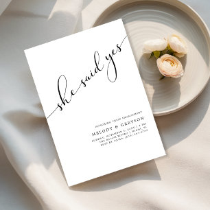 Invitación Cualquier evento   Dijo Que Sí, Simple Partido De 