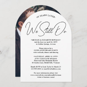 Invitación CUALQUIER Fiesta Aniversario Que Todavía Hacemos F