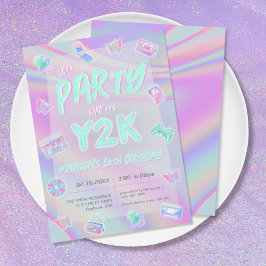 Invitación CUALQUIER fiesta de cumpleaños del arco iris con e