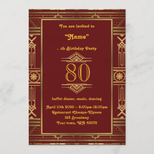 Invitación cualquier mujer mayor de edad Fiesta de Cumpleaños