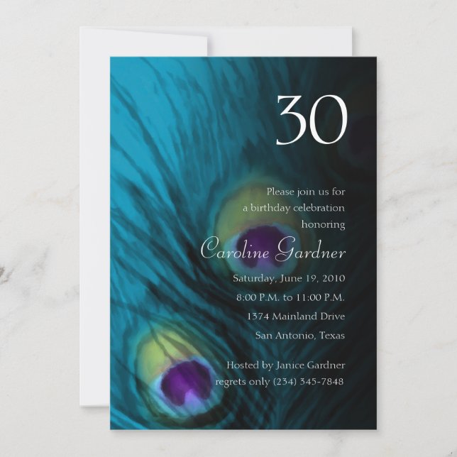 Invitación Cualquier número Cumpleaños Grupo de Fantasías de  (Anverso)