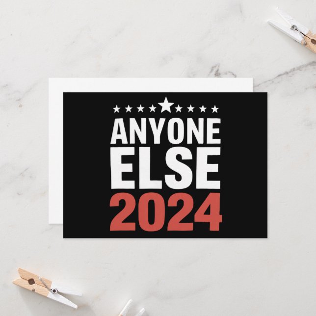 Invitación Cualquier Otra Campaña Electoral 2024 Divertida Po (Anverso/Reverso In Situ)