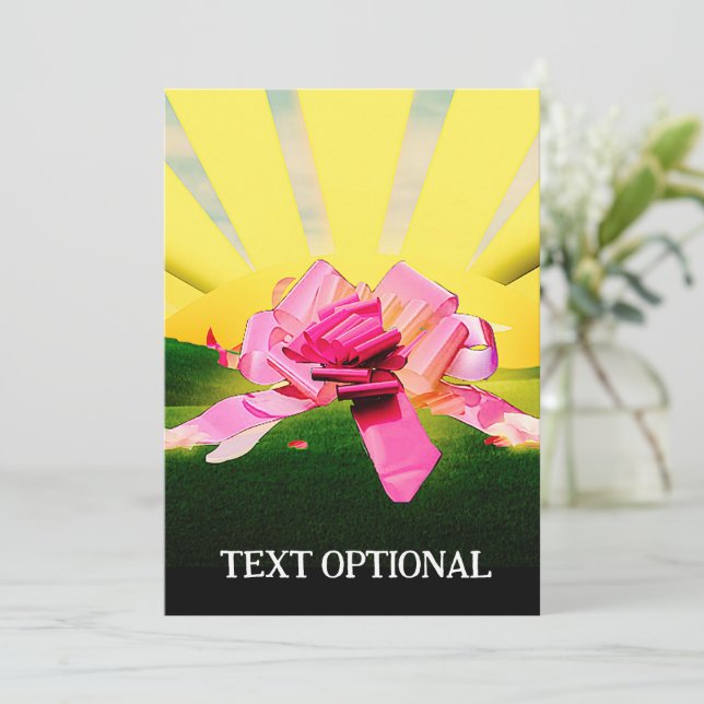 INVITACIÓN ¡CUANDO SE SIENTA! (Anverso de pie)