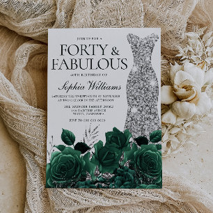 Invitación ¡Cuarenta y Fabuloso! 40 Aniversario del Verde Esm