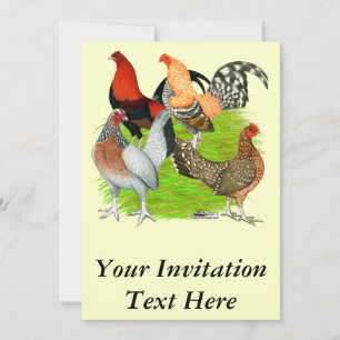 Invitación Cuarteto de juego en inglés antiguo