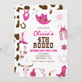 Invitación Cuarto Día de Nacimiento del Rodeo Rosa Caliente O