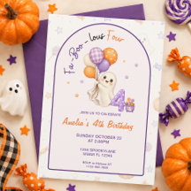 Cuatro Cumpleaños de Halloween Fa-Boo-Lous