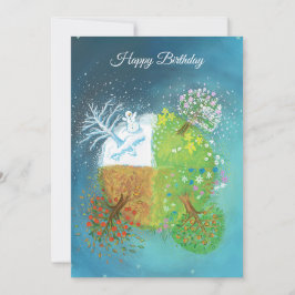 Invitación Cuatro Estaciones en la Tierra