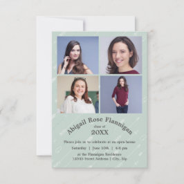 Invitación Cuatro fotos de colección de flechas-Invitación 3x