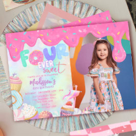 Invitación cuatro siempre dulce