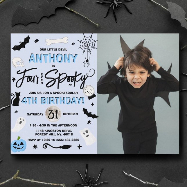 Invitación ¡Cuatro Siempre Tocados! Fotos de cumpleaños 4 de  (Subido por el creador)