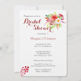 Invitación Cubierta de casta ruidosa Ducha nupcial