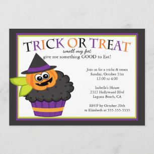 Invitación Cubierta de Halloween niños disfrazados Fiesta