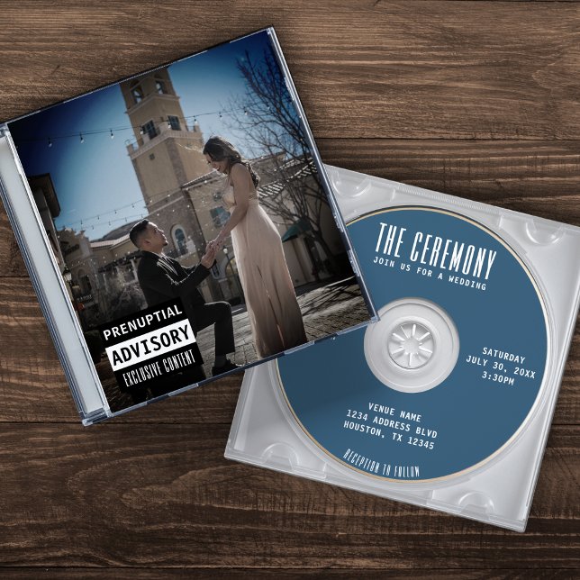 Invitación Cubierta del álbum de Funda de CD de música Boda a (Subido por el creador)