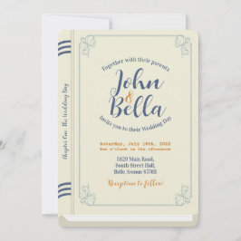 Invitación Cubierta del tema de la biblioteca de libros de bo