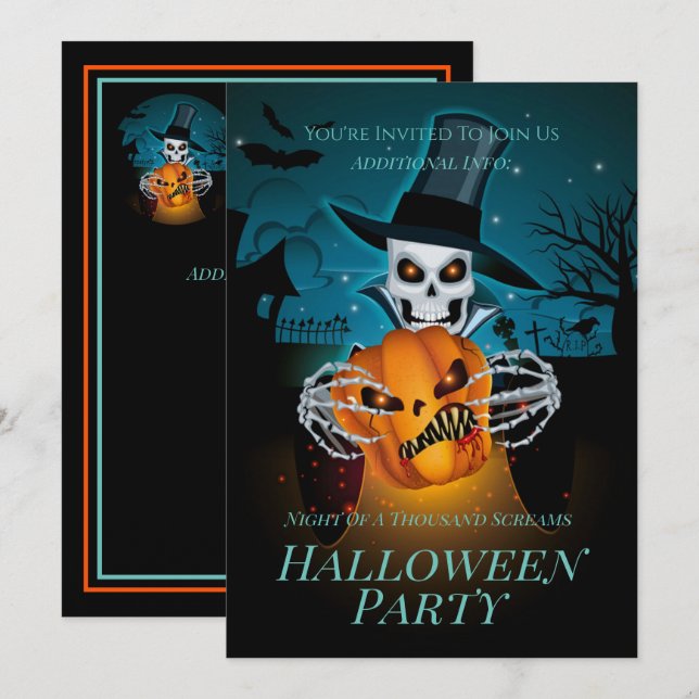 Invitación Cuchillón de sombrero superior (Anverso / Reverso)