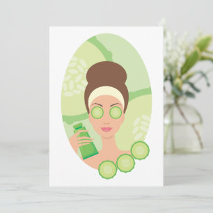 Invitación Cucumber Facial
