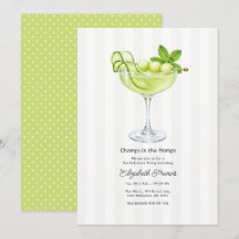 Cucumber Melon Martini Hamptons Despedida de Solte