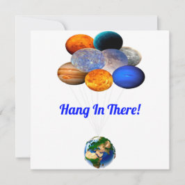 Invitación Cuelga ahí en Notecard