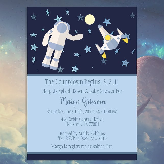Invitación Cuenta regresiva del espacio ultraterrestre inicia (Subido por el creador)