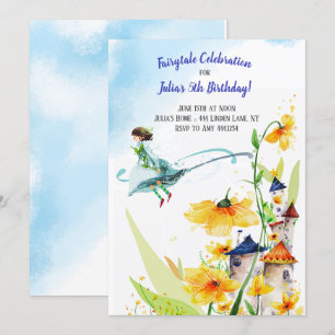 Invitación Cuento de hadas Aniversario del Jardín