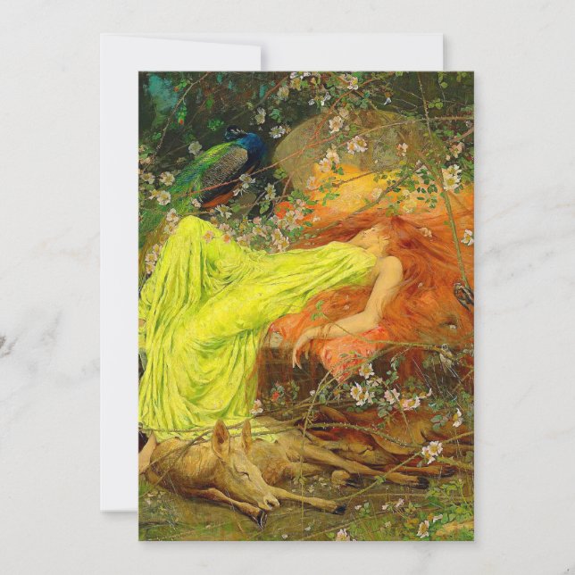 Invitación Cuento de Hadas Arthur Wardle (Anverso)