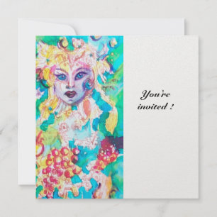Invitación CUENTO DE HADAS DE UVA hielo metálico