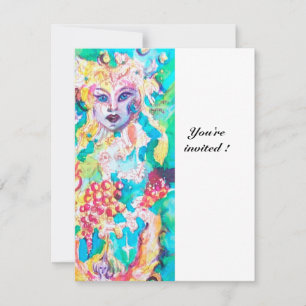 Invitación CUENTO DE HADAS DE UVA hielo metálico