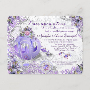 Invitación Cuento de Hadas Érase una Vez Cumpleaños de Prince