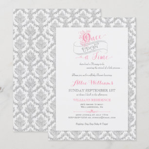 Invitación Cuento de Hadas Érase una Vez Princesa Baby Shower