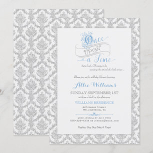 Invitación Cuento de Hadas Érase una Vez Príncipe Baby Shower