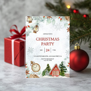 Invitación Cuento de Navidad en acuarela