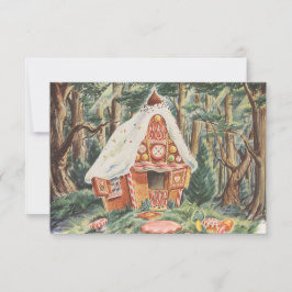 Invitación Cuentos de hadas vintage, cambio de dirección