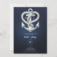 Cuerda de Ancla del Corazón Náutico Boda Costera M