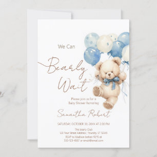 Invitación Cuesta que podemos esperar a Baby Shower