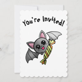 Invitación Cuidada barba de Halloween con Fiesta de Candy