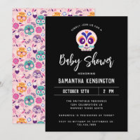 Cuidada Black Halloween Pink Sugar Skull Baby Show