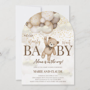 Invitación Cuidada que podemos esperar a la ducha de bebé