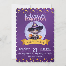 Invitación Cuidados niños de Halloween Fiesta de Halloween Ga