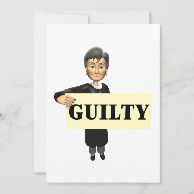 Invitación Culpable (Anverso)