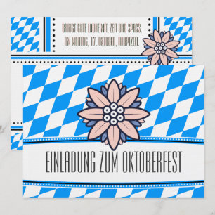 Invitación cultura alemana del Oktoberfest