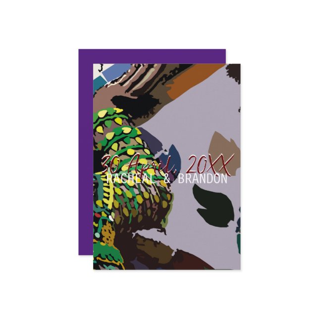 Invitación cultura tailandesa colorida gigante en el río chao (Anverso/Reverso In Situ)